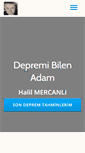 Mobile Screenshot of depremibilenadam.com