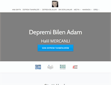 Tablet Screenshot of depremibilenadam.com